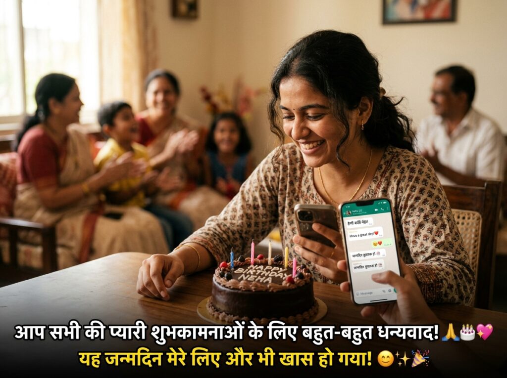 Birthday Return Wishes in Hindi