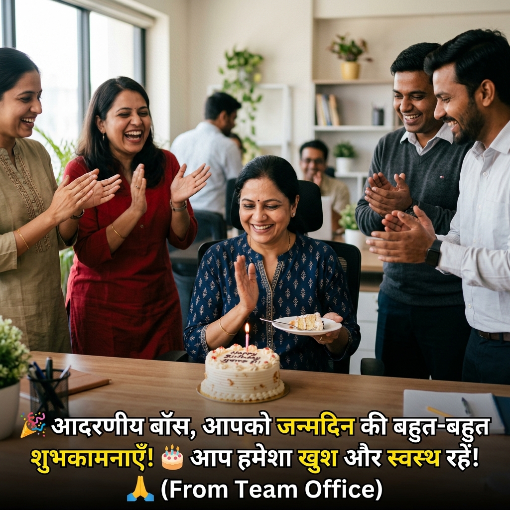 Birthday Wishes for Boss/Sir in Hindi