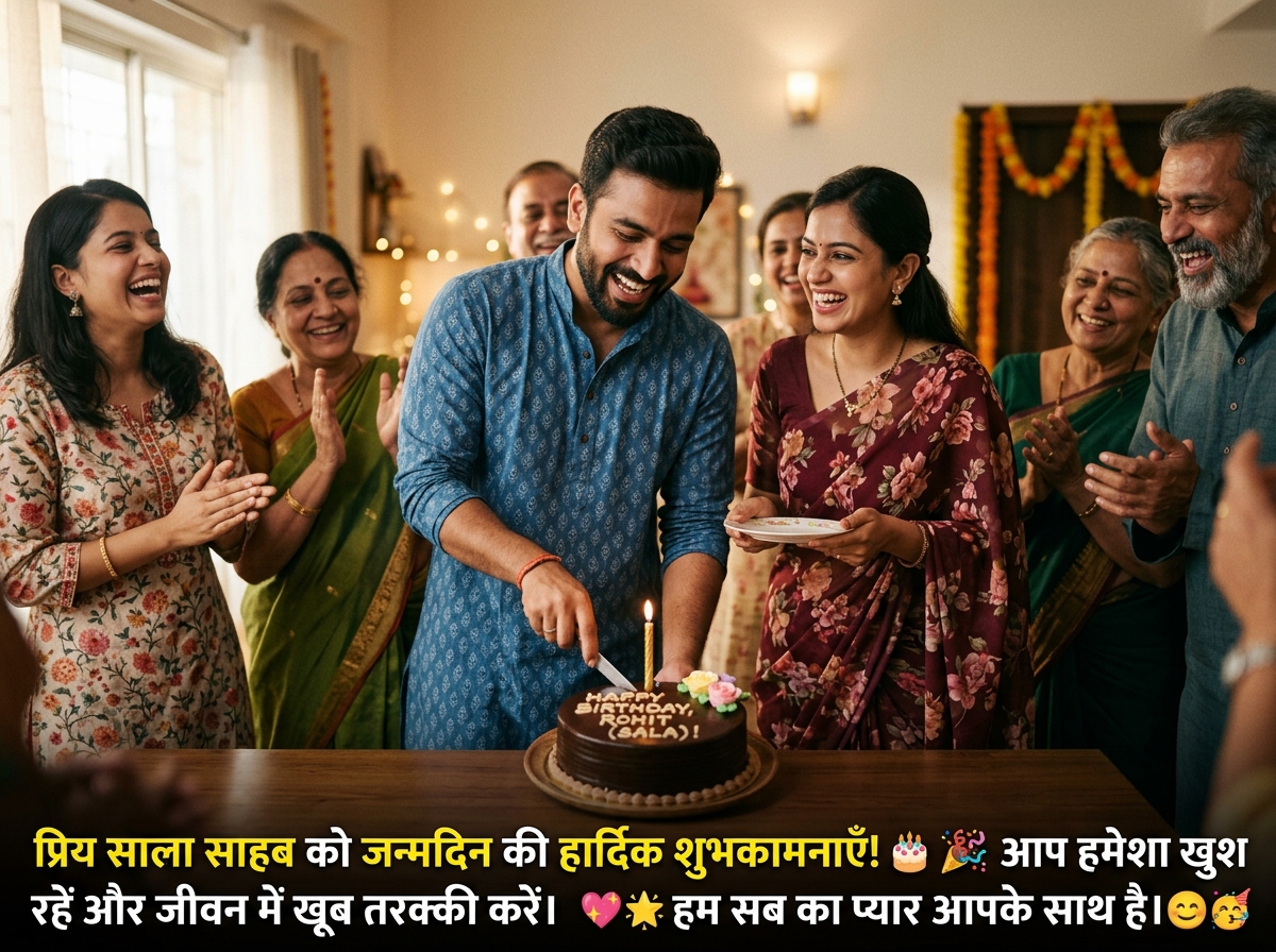 Birthday Wishes for Brother-in-law/Sala in Hindi