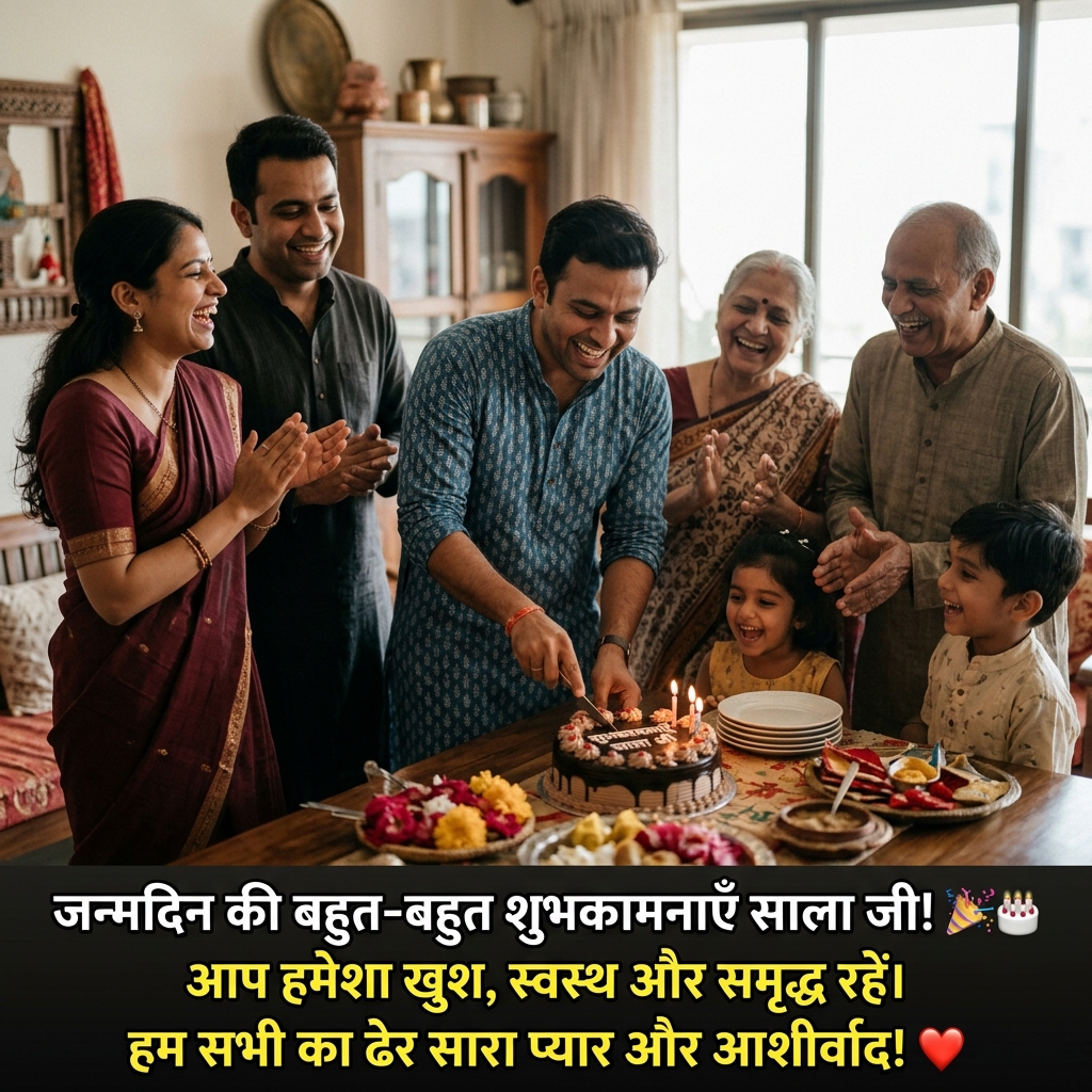 Birthday Wishes for Brother-in-law/Sala in Hindi