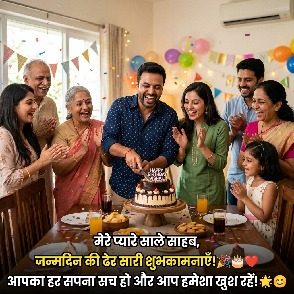 Birthday Wishes for Brother-in-law/Sala in Hindi