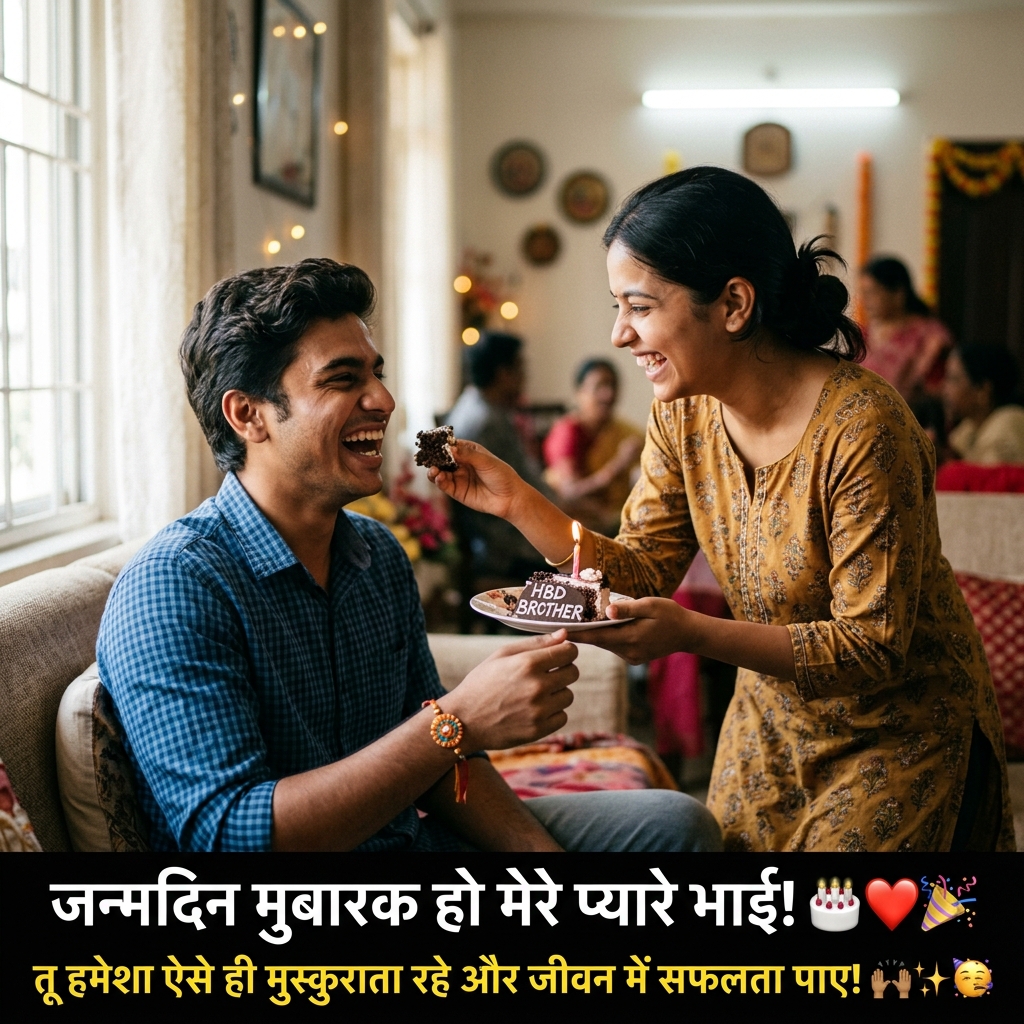 Birthday Wishes for Brother/Bhai/Bhaiya in Hindi