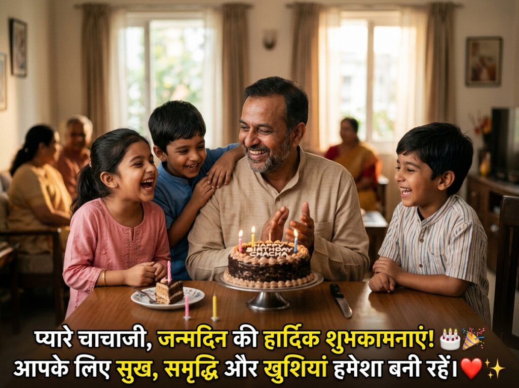 Birthday Wishes for Chacha/Chachu/Uncle in Hindi