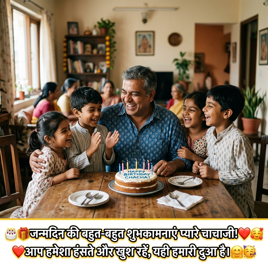 Birthday Wishes for Chacha/Chachu/Uncle in Hindi