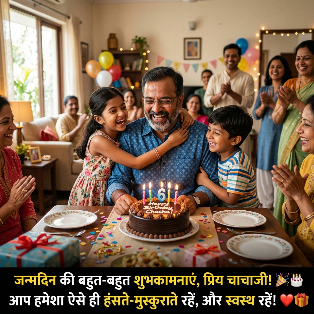 Birthday Wishes for Chacha/Chachu/Uncle in Hindi