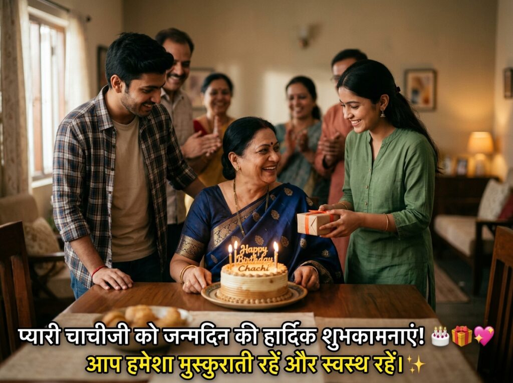 Birthday Wishes for Chachi in Hindi