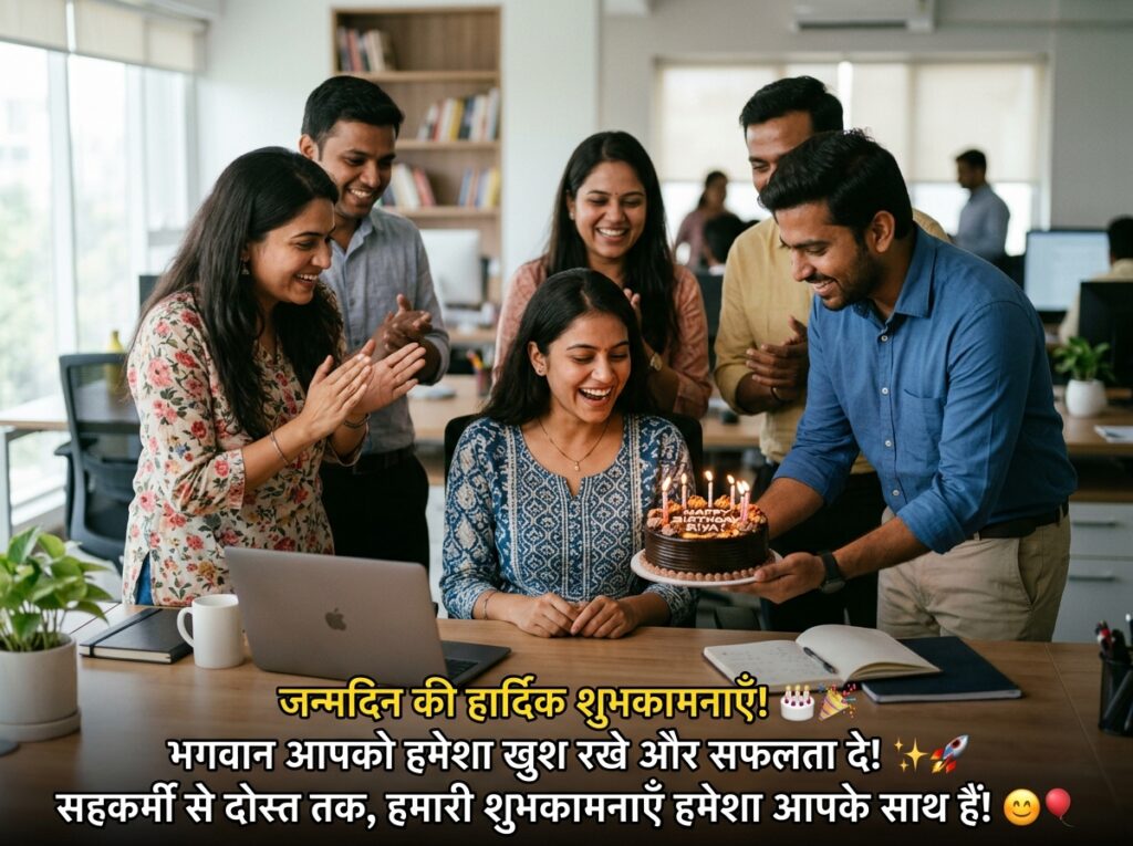 Birthday Wishes for Colleague in Hindi