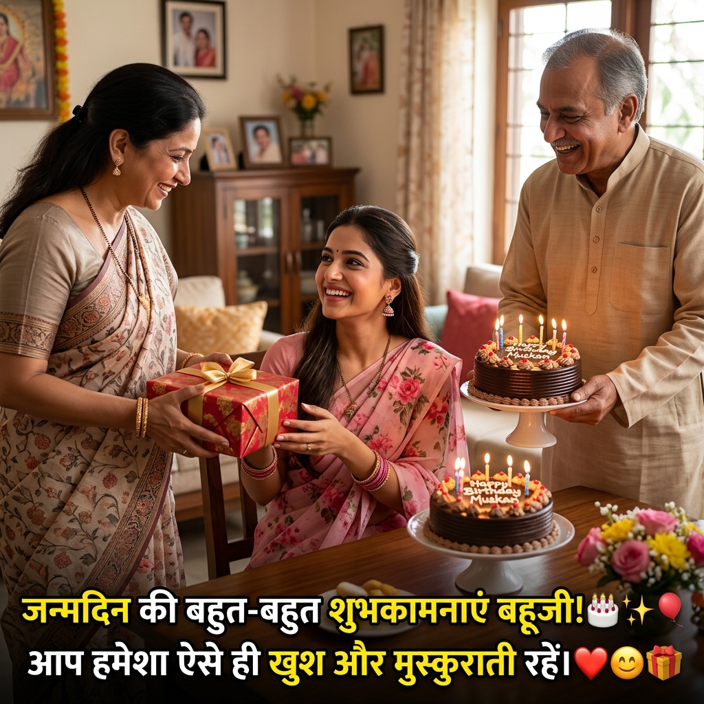 Birthday Wishes for Daughter-in-law/Bahu in Hindi