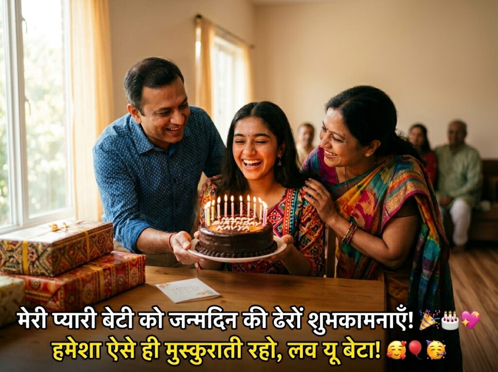 Birthday Wishes for Daughter/Beti in Hindi