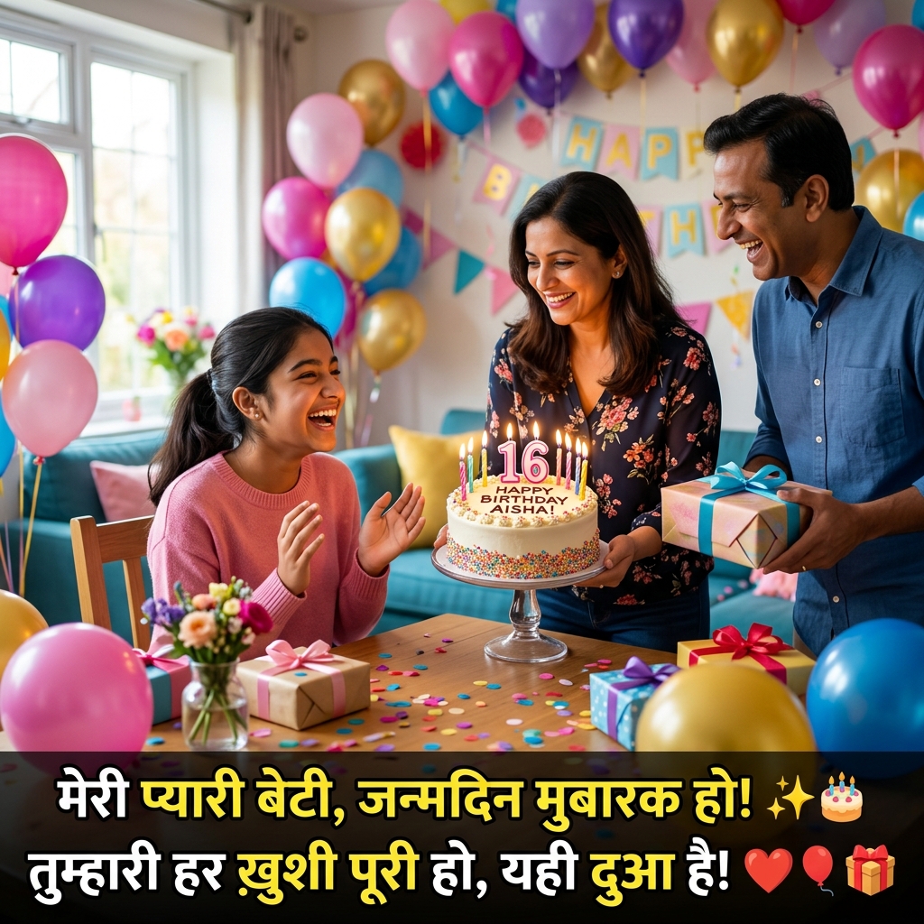 Birthday Wishes for Daughter/Beti in Hindi