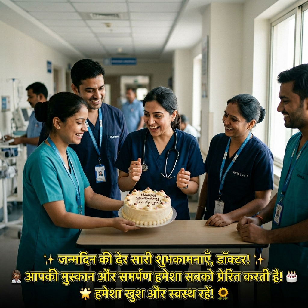 Birthday Wishes for Doctor in Hindi