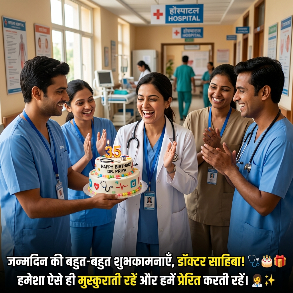 Birthday Wishes for Doctor in Hindi