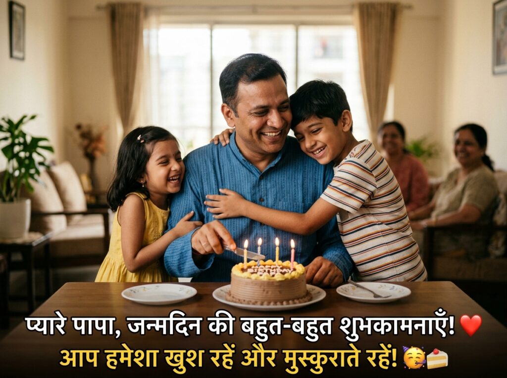Birthday Wishes for Father/Papa/Dad in Hindi
