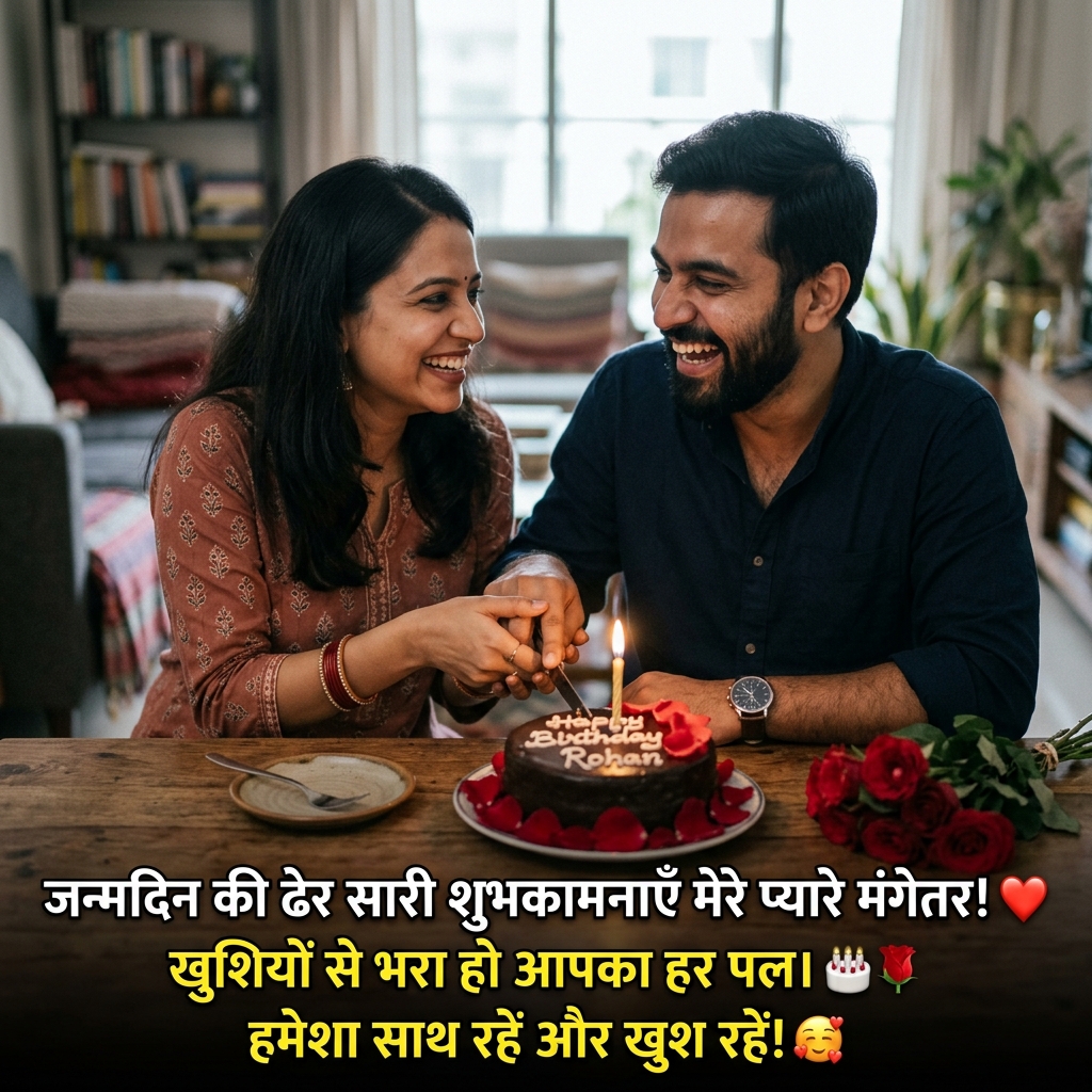 Birthday Wishes for Fiance in Hindi