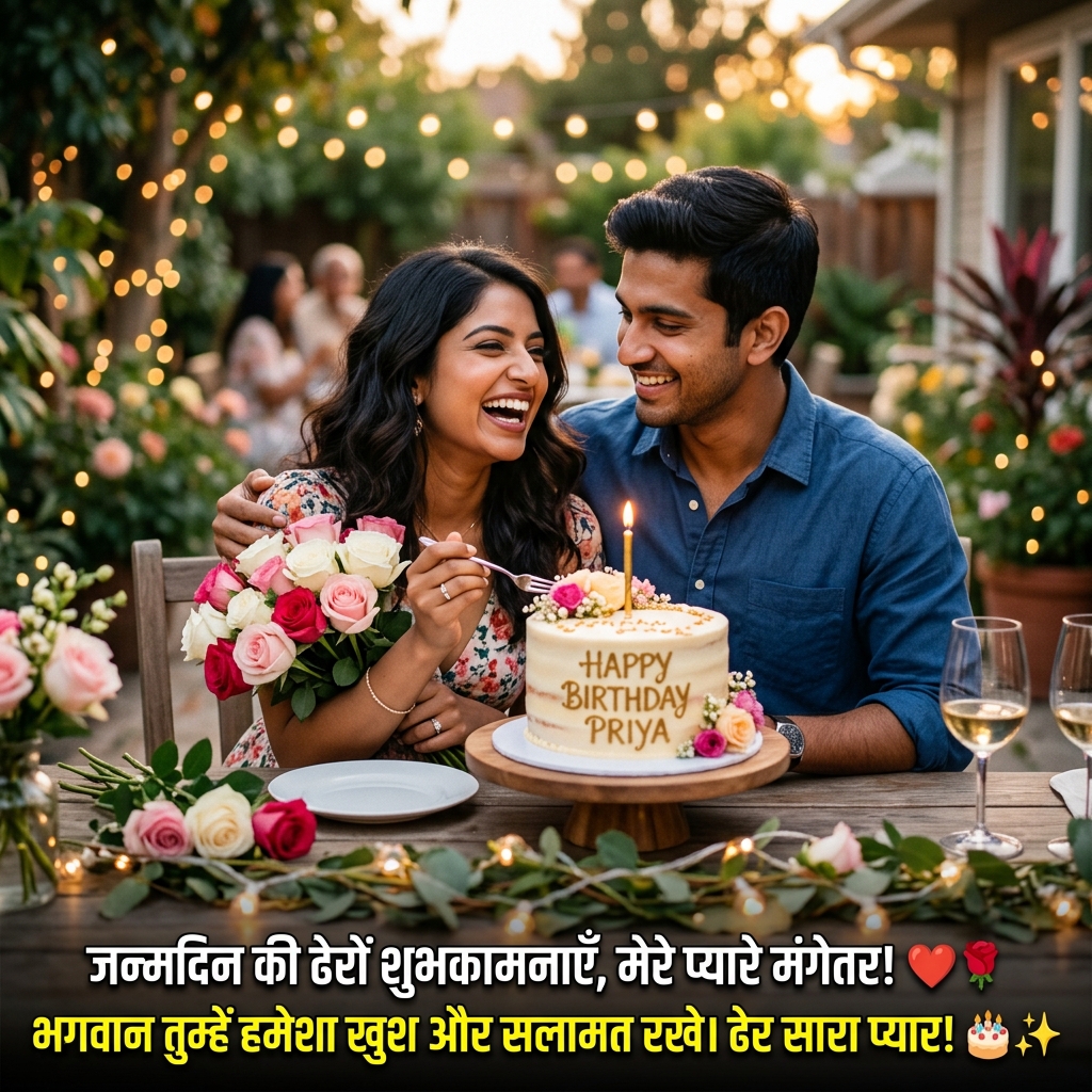 Birthday Wishes for Fiance in Hindi