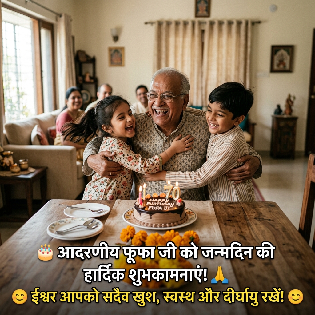Birthday Wishes for Fufa Ji in Hindi