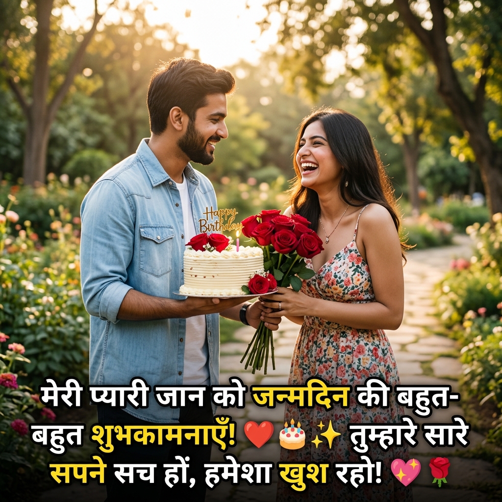 Birthday Wishes for Girlfriend/GF in Hindi