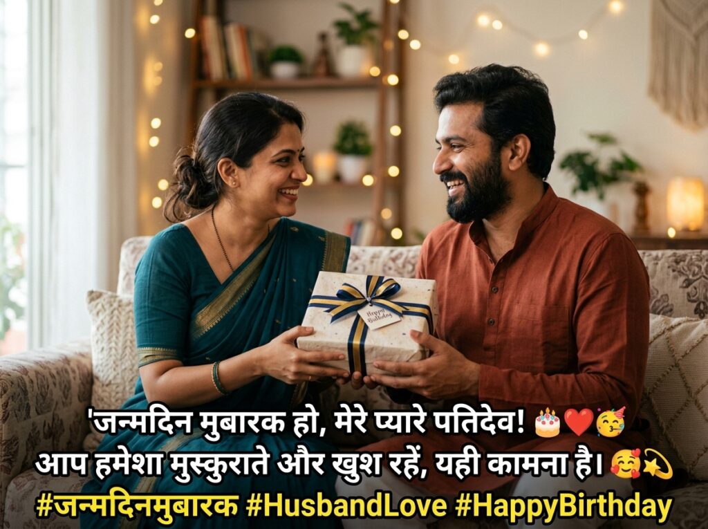 Birthday Wishes for Husband/Hubby in Hindi