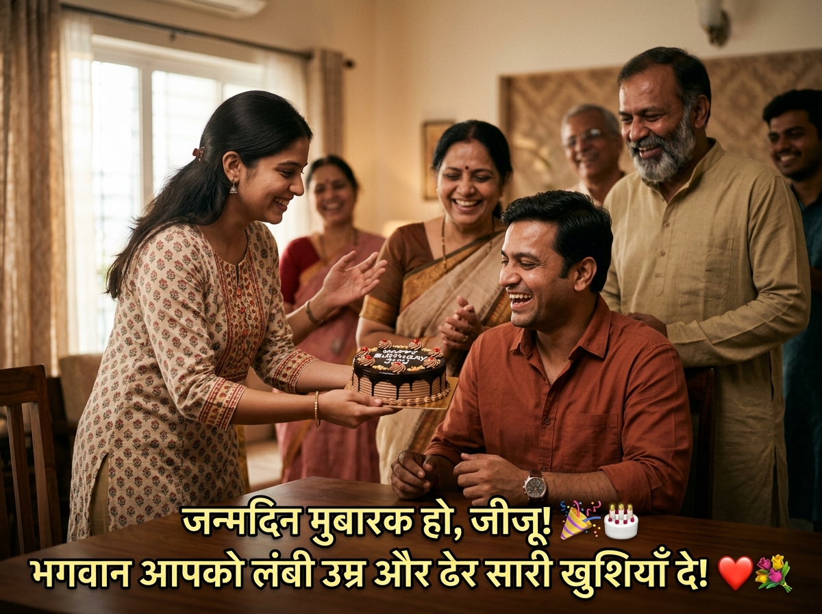 Birthday Wishes for Jiju/Jijaji in Hindi