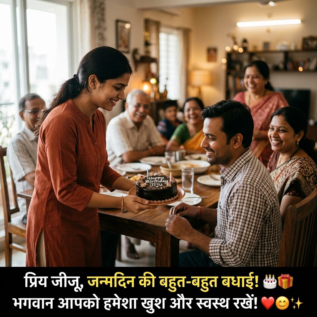 Birthday Wishes for Jiju/Jijaji in Hindi