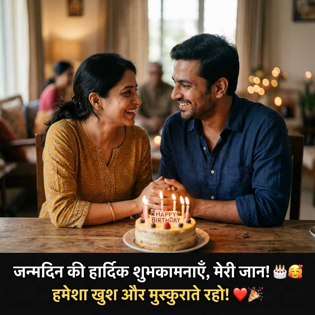 Birthday Wishes for Love/Lover/Jaan in Hindi
