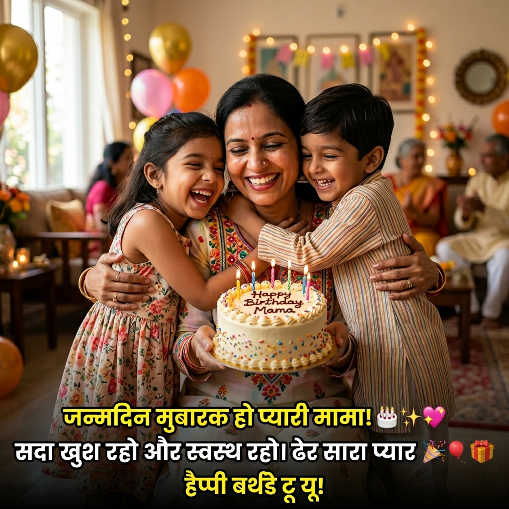 Birthday Wishes for Mama/Mamaji in Hindi