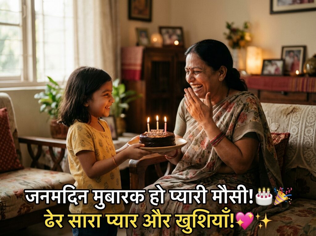 Birthday Wishes for Masi/Mausi in Hindi