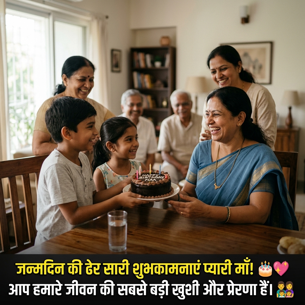 Birthday Wishes for Mother/Mom/Maa/Mummy in Hindi