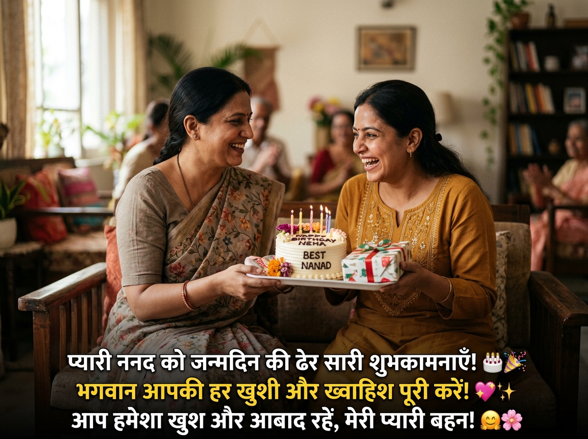 Birthday Wishes for Nanad in Hindi
