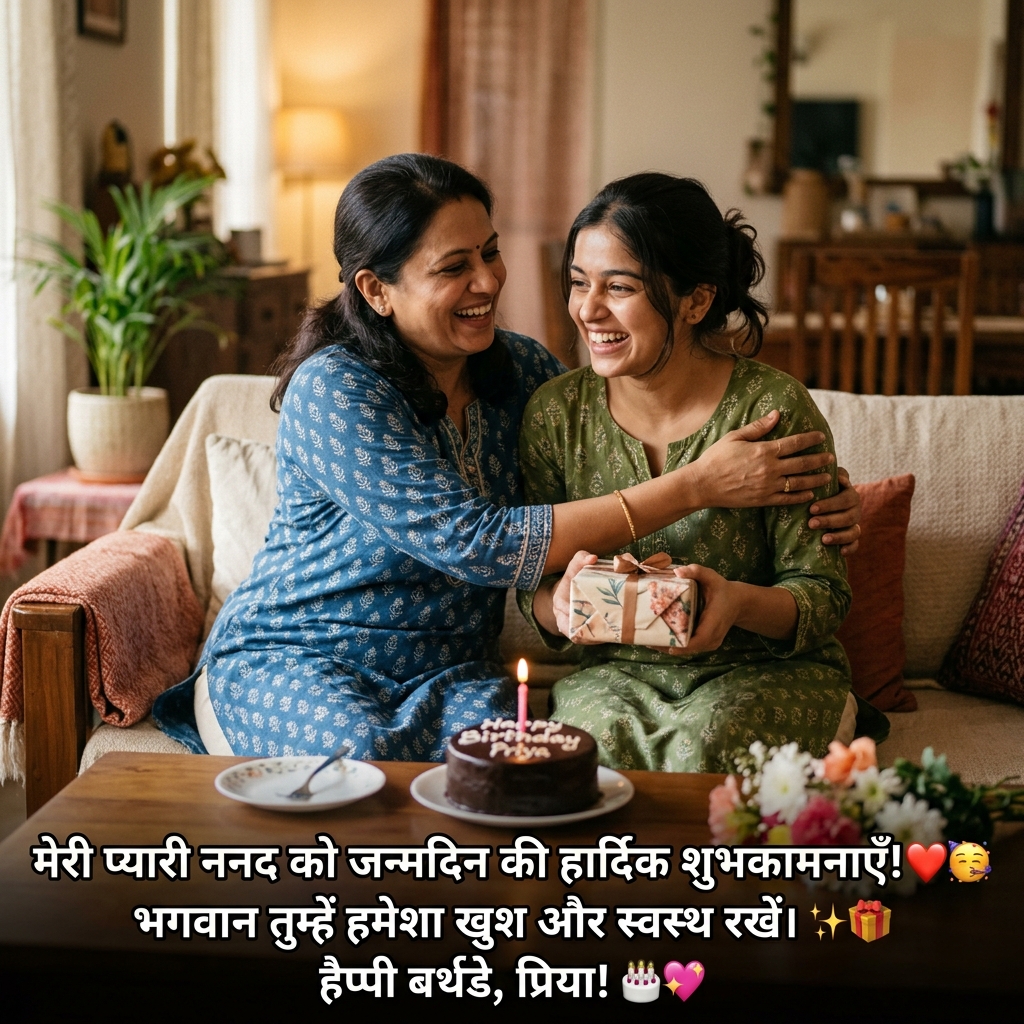 Birthday Wishes for Nanad in Hindi