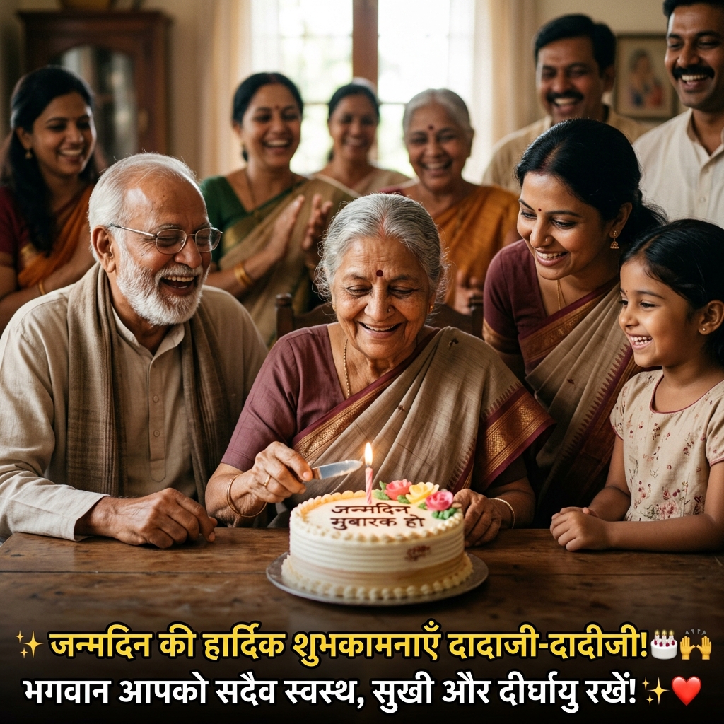 Birthday Wishes for Relatives/Elders in Hindi
