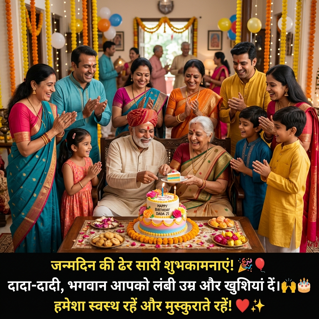 Birthday Wishes for Relatives/Elders in Hindi