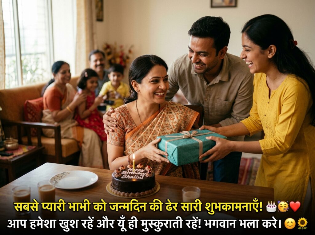 Birthday Wishes for Sister-in-law in Hindi