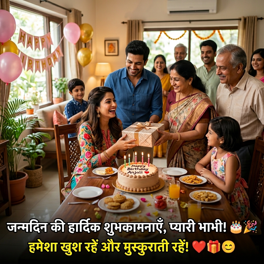 Birthday Wishes for Sister-in-law in Hindi