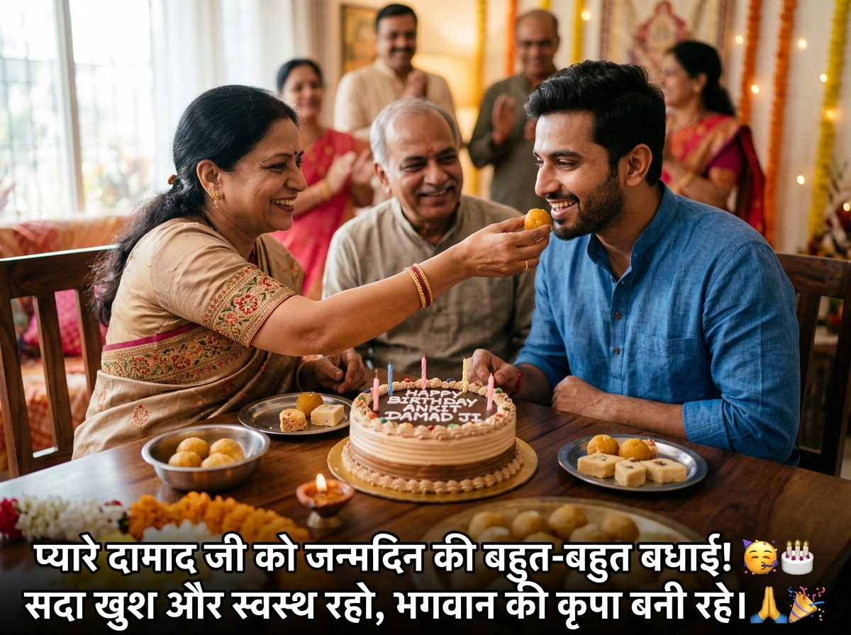 Birthday Wishes for Son-in-law/Damad in Hindi