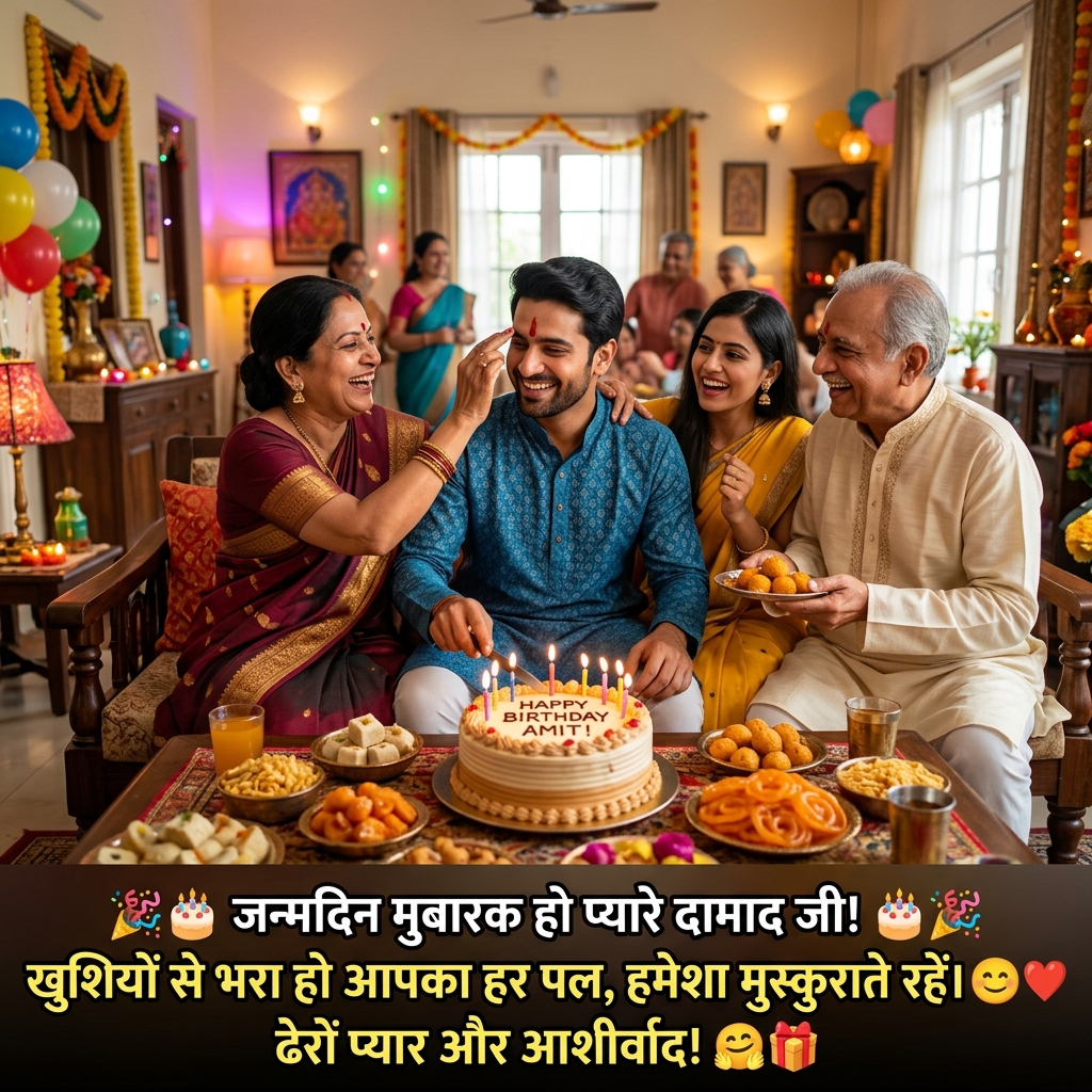 Birthday Wishes for Son-in-law/Damad in Hindi
