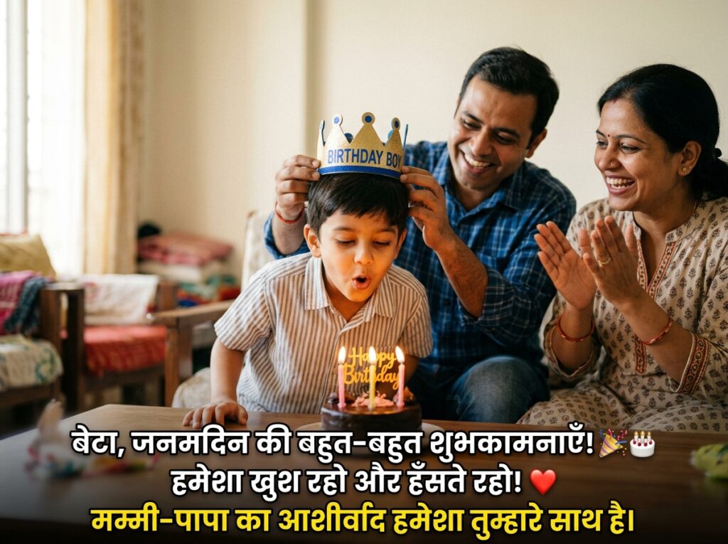 Birthday Wishes for Son/Beta/Bete in Hindi