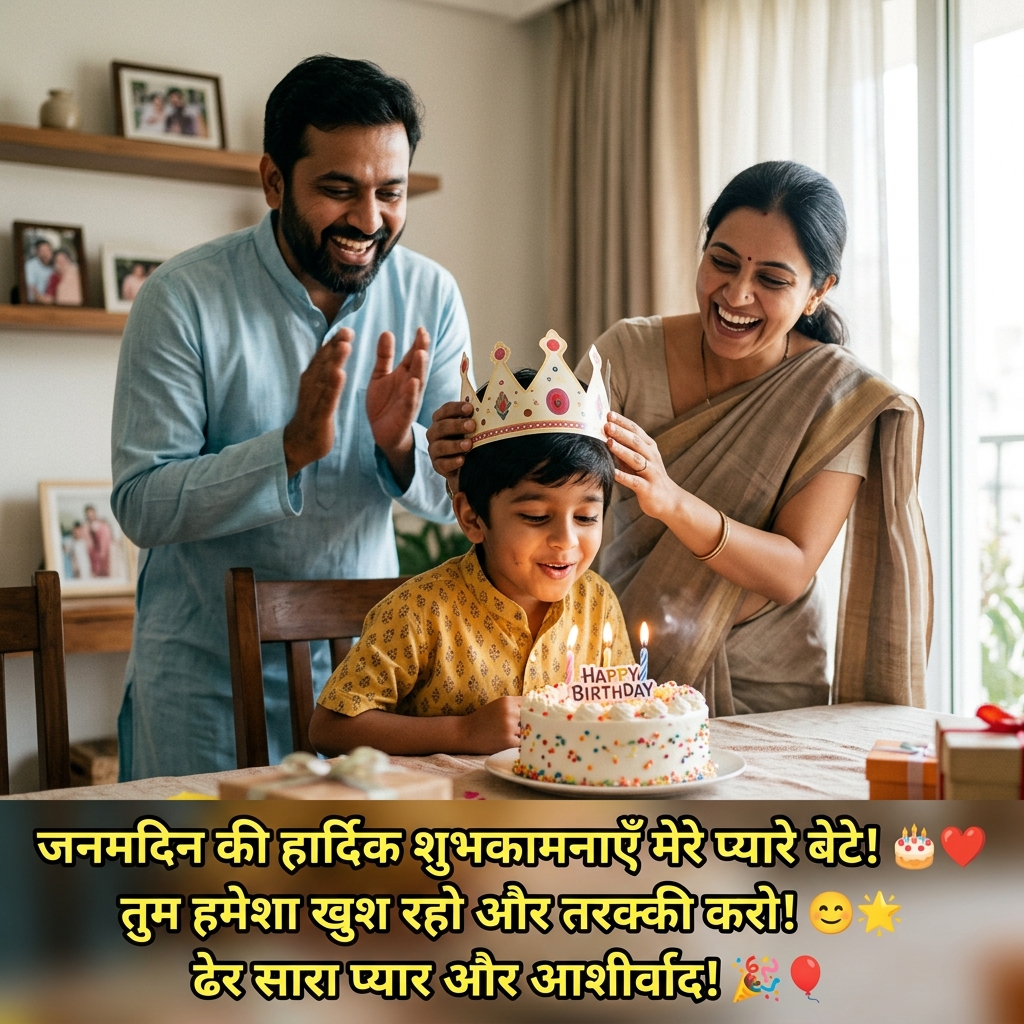 Birthday Wishes for Son/Beta/Bete in Hindi