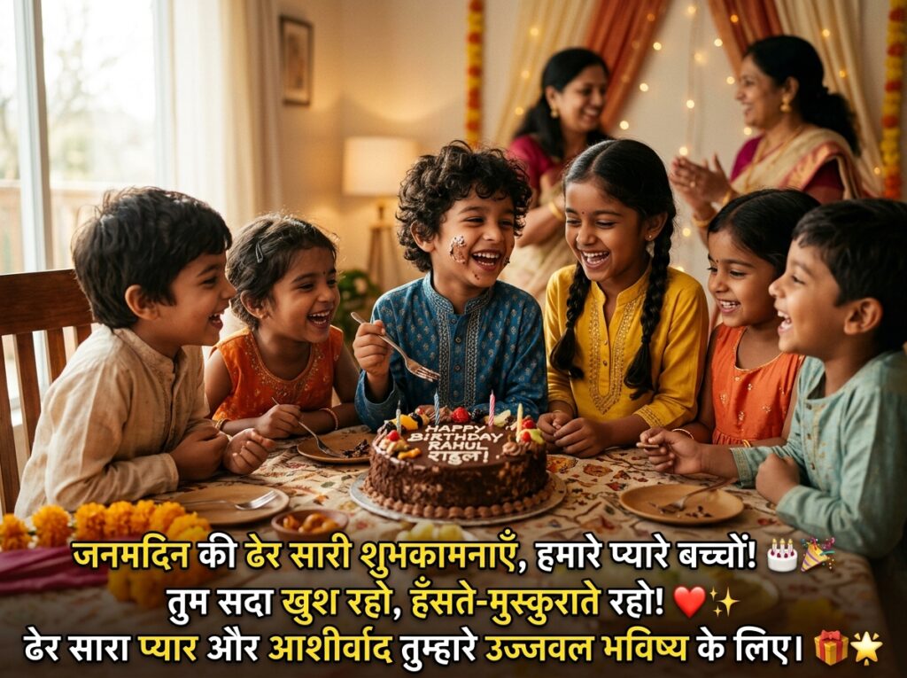 Birthday Wishes for Students/Kids/Children in Hindi