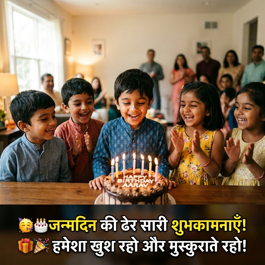 Birthday Wishes for Students/Kids/Children in Hindi