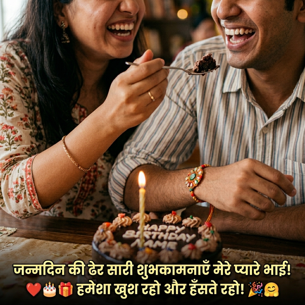 Birthday Wishes for Brother/Bhai/Bhaiya in Hindi