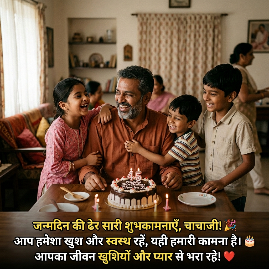 Birthday Wishes for Chacha/Chachu/Uncle in Hindi