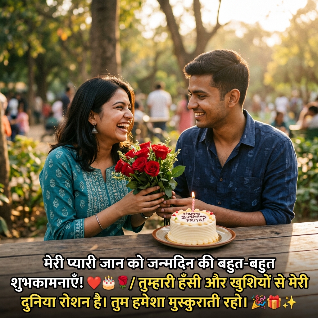 Birthday Wishes for Girlfriend/GF in Hindi