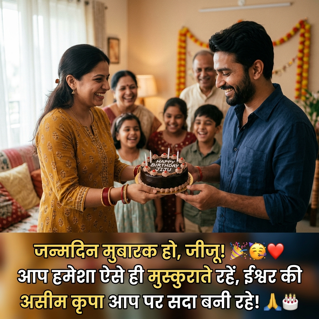 Birthday Wishes for Jiju/Jijaji in Hindi