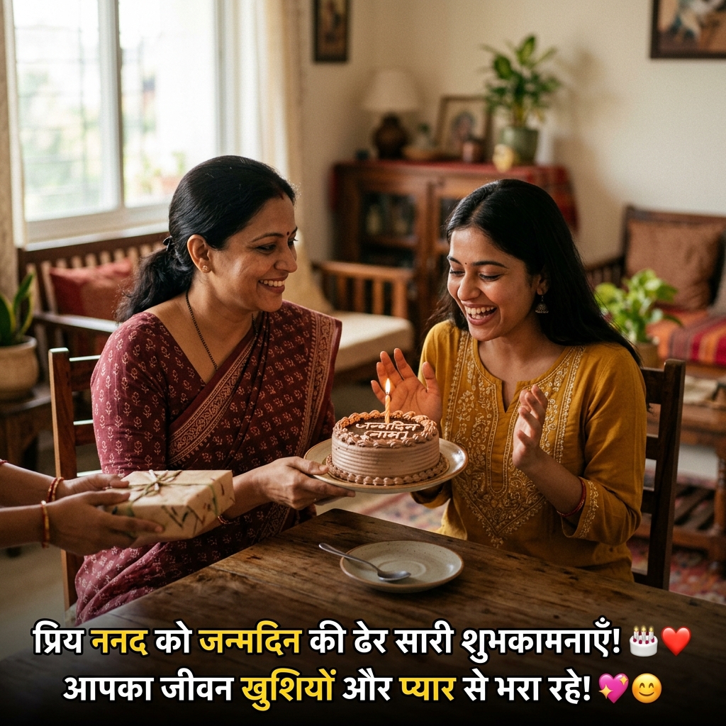 Birthday Wishes for Nanad in Hindi