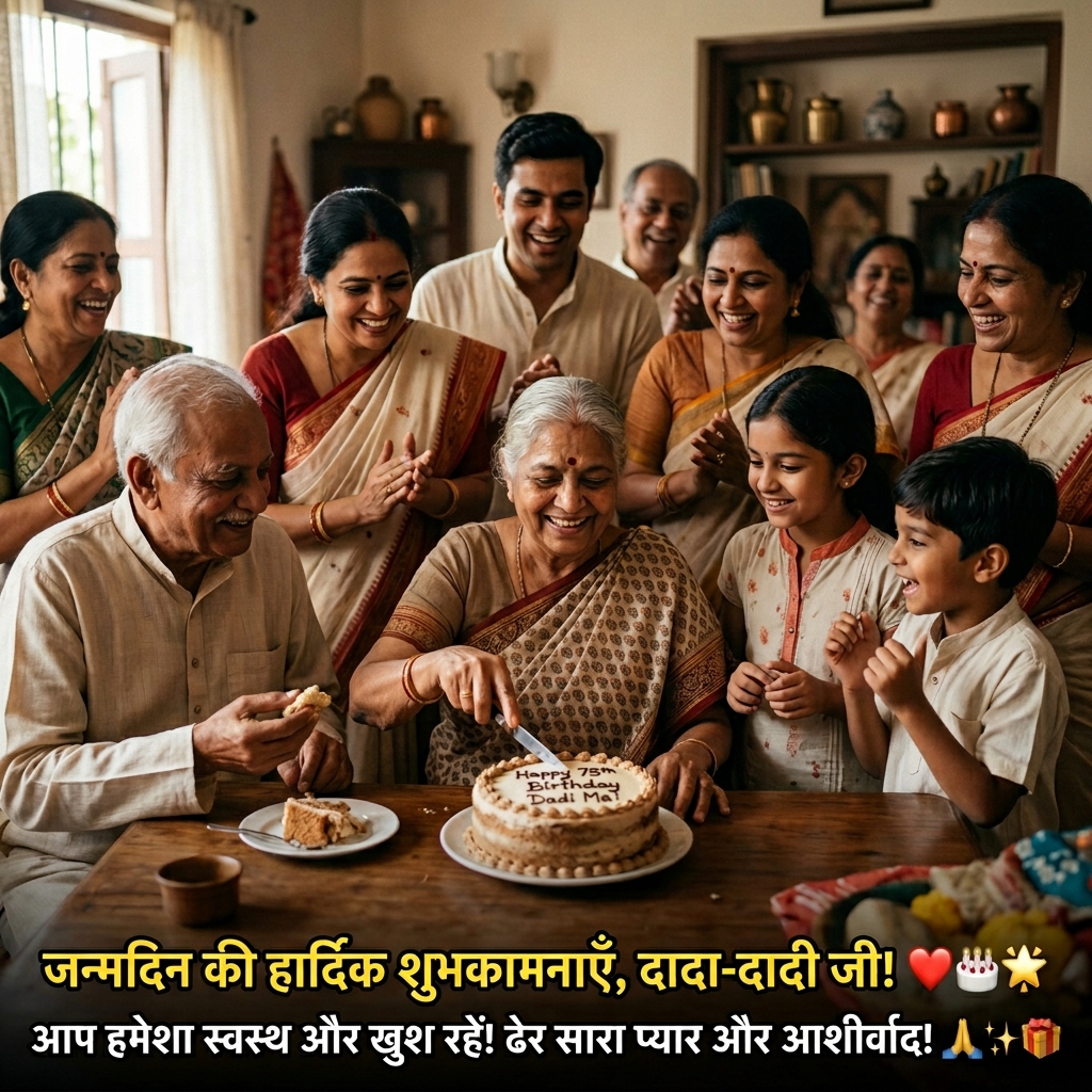 Birthday Wishes for Relatives/Elders in Hindi
