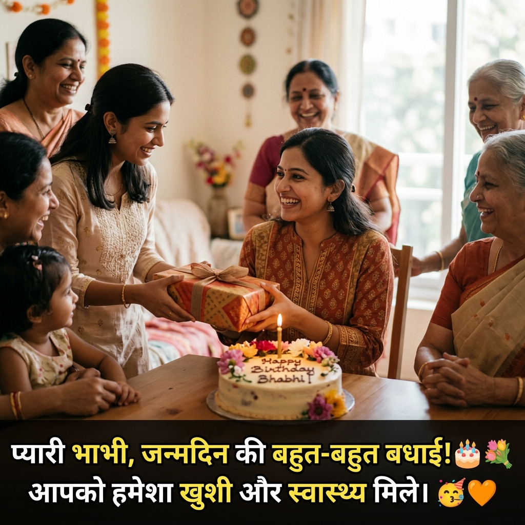 Birthday Wishes for Sister-in-law in Hindi