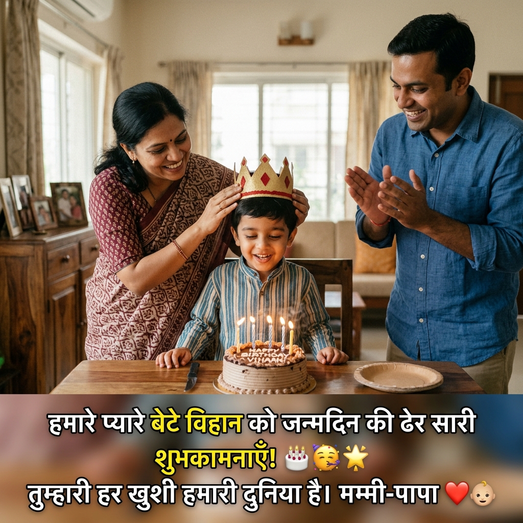 Birthday Wishes for Son/Beta/Bete in Hindi