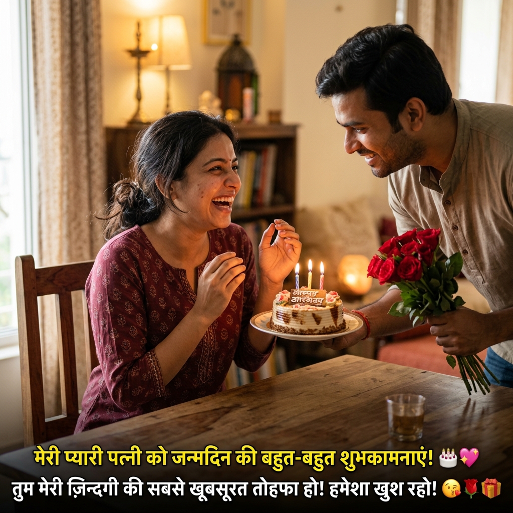 Birthday Wishes for Wife in Hindi