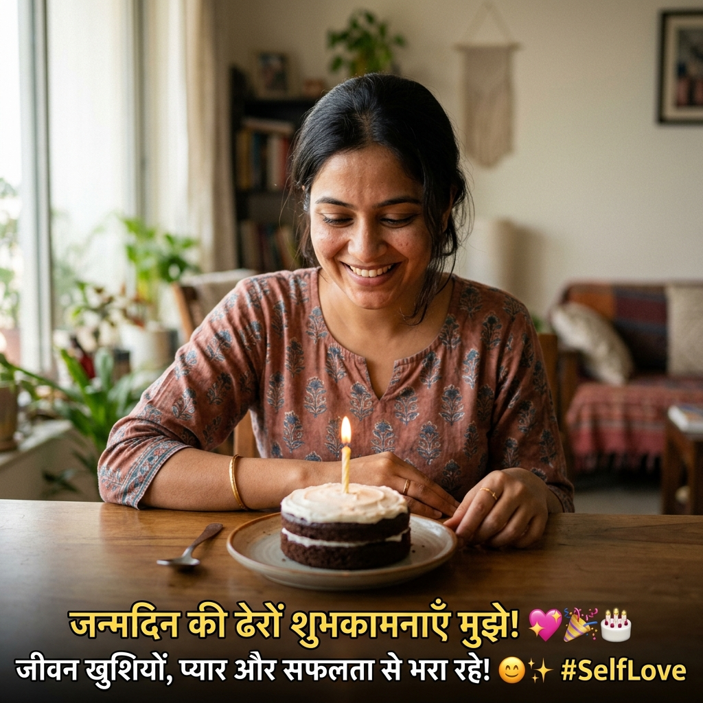 Self Birthday Wishes in Hindi